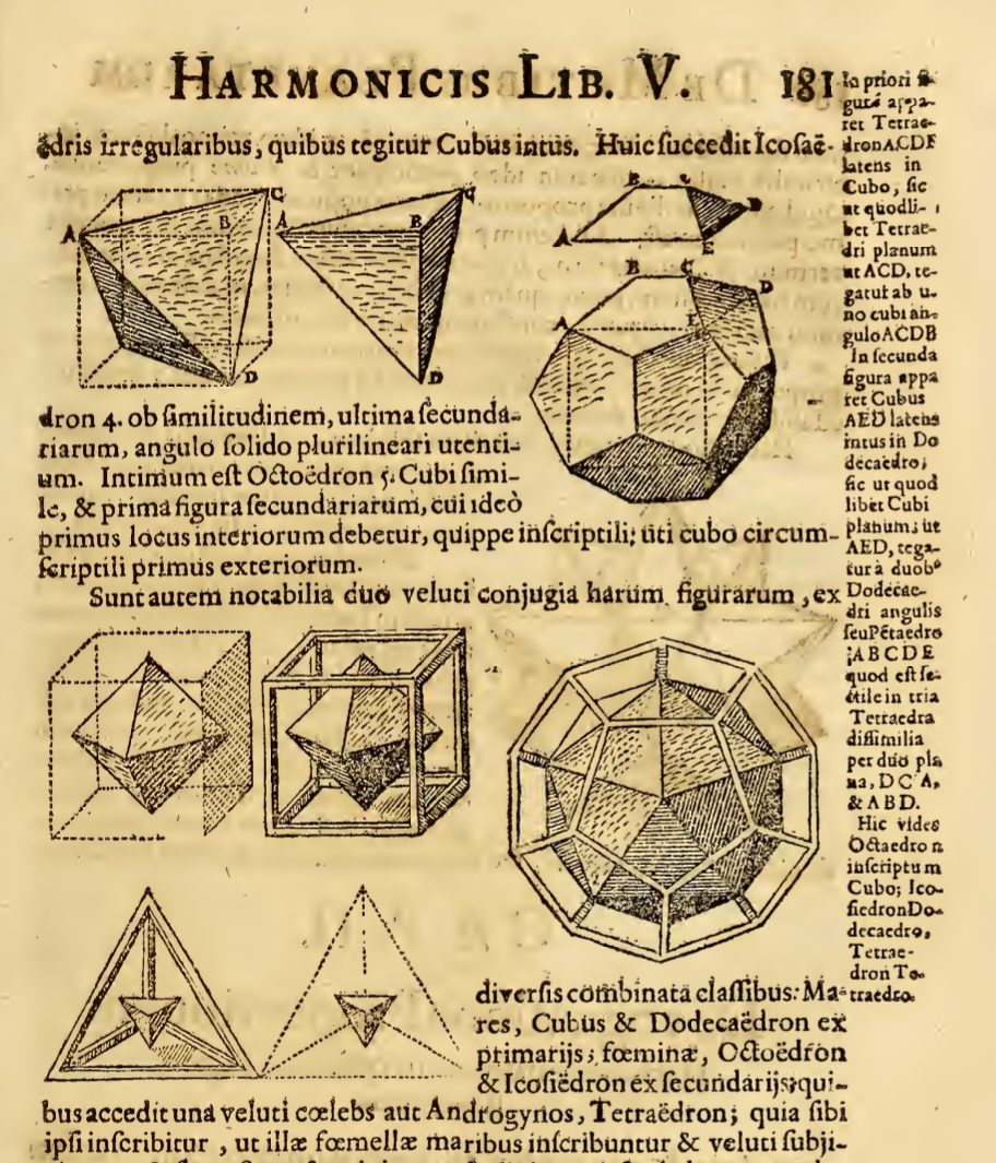 Kepler, Harmonices Mundi